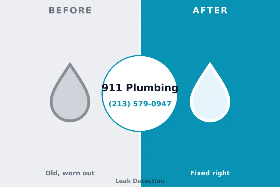 Before and after: plumbing repair Farmersburg, IN